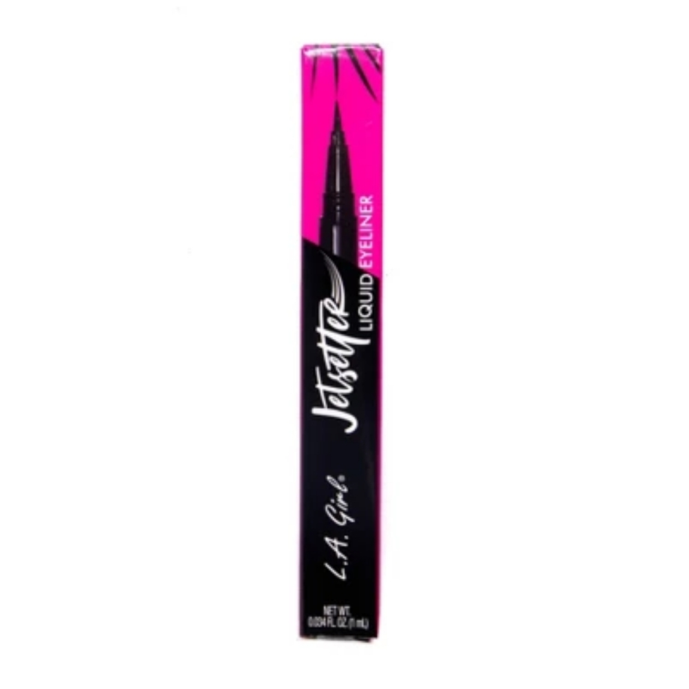 LA Girl Brush Jetsetter Liquid Eyeliner - Black - 0.034 fl oz